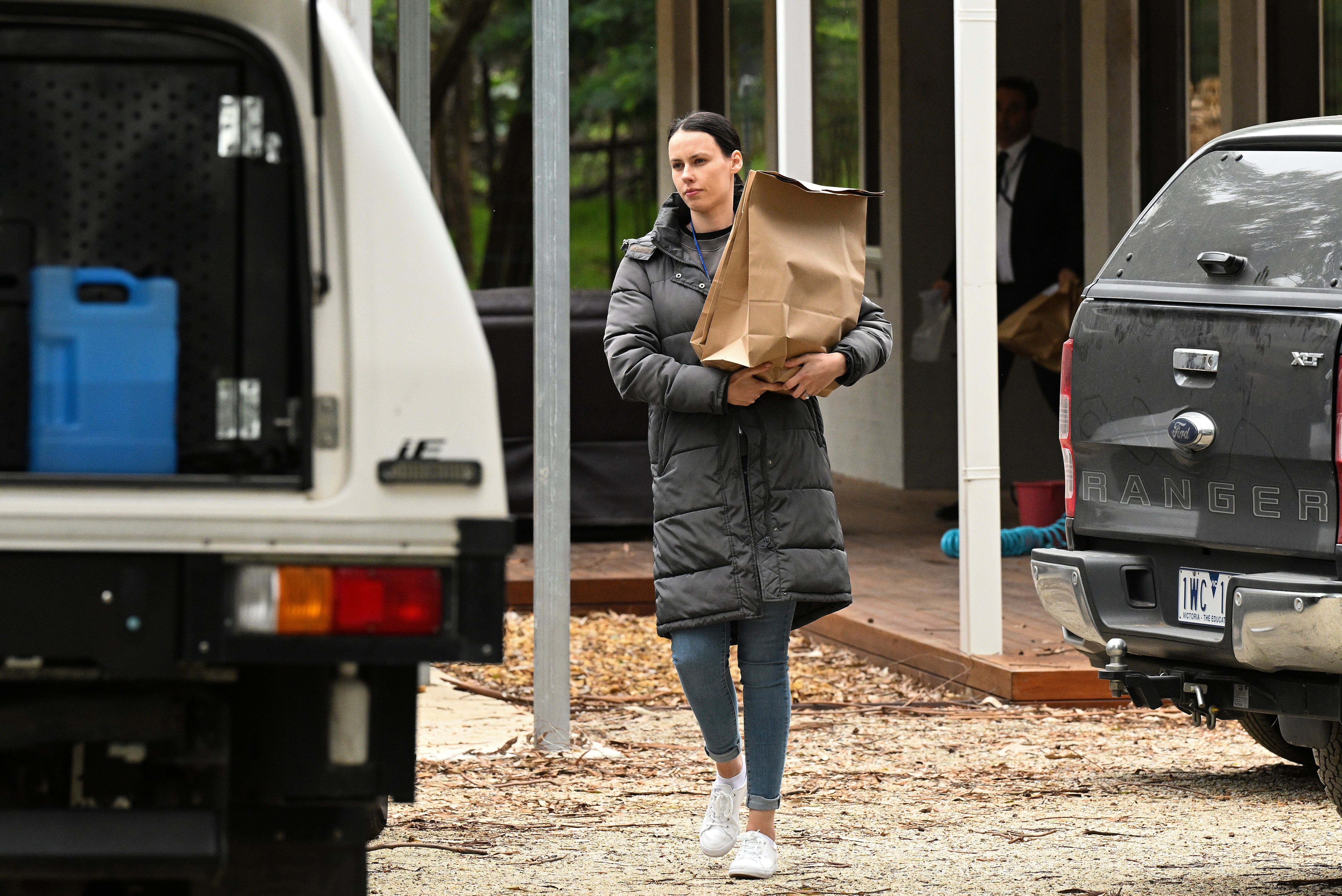 Detectives search the property of Erin Patterson in Leongatha, Australia, Thursday, 2 November 2023