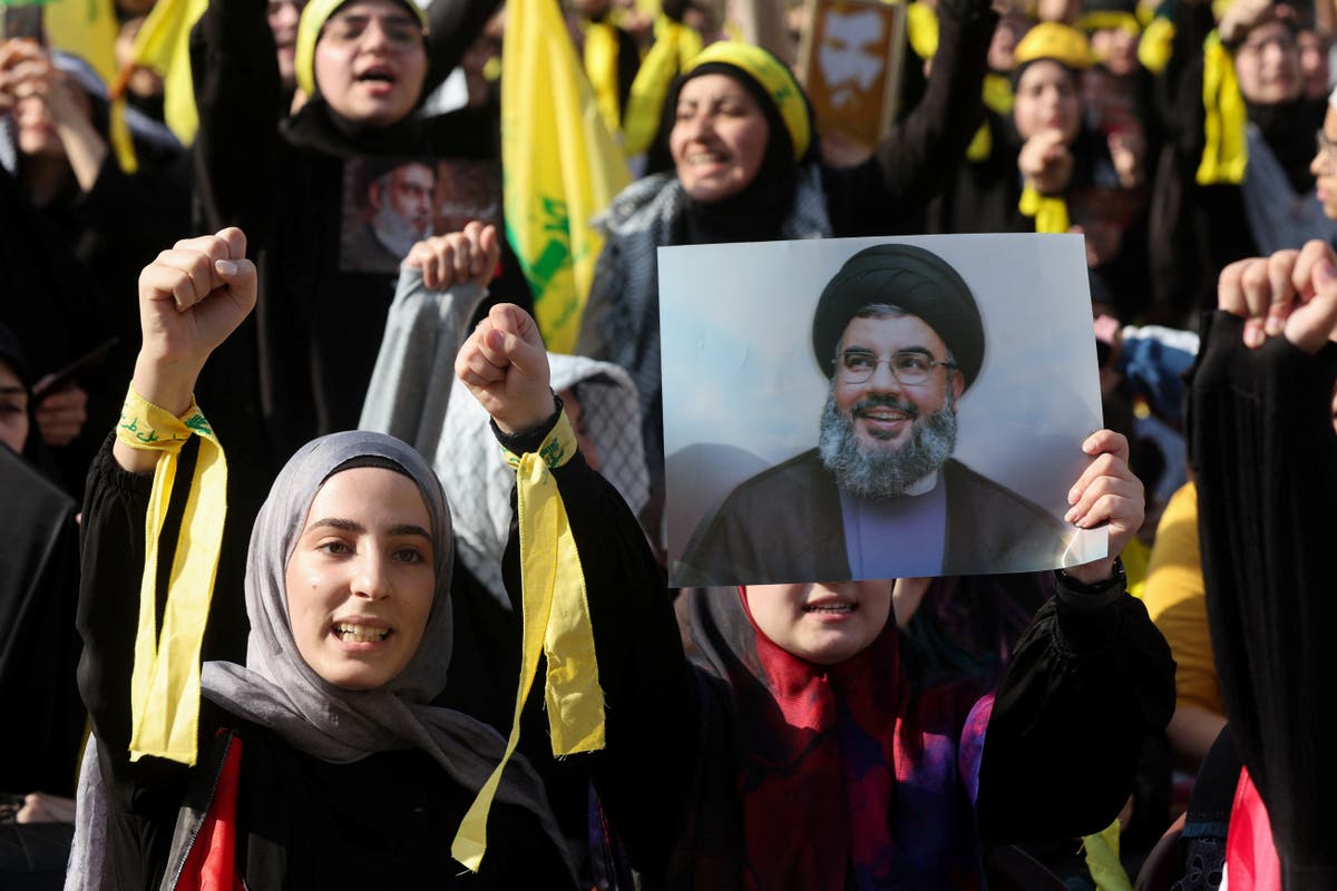 Israel warns Hezbollah not to &lsquo;sacrifice its future for Hamas&rsquo; as its leader makes key speech