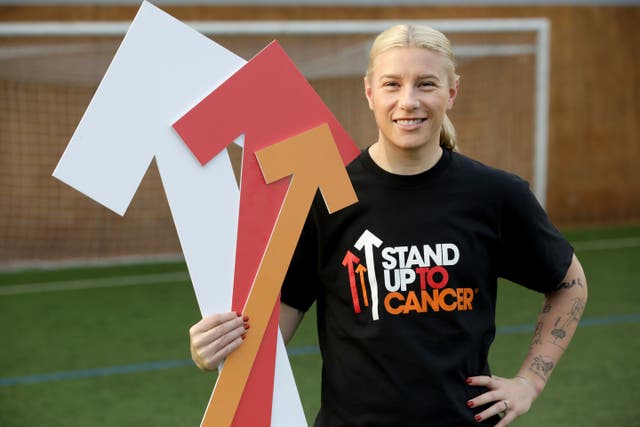 Bethany England told how her family has been impacted by cancer (Cancer Research UK)