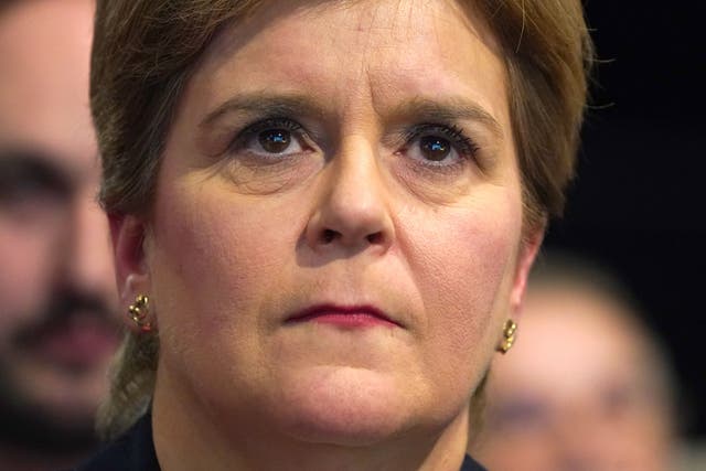 Former leader Nicola Sturgeon has refused to say whether she deleted WhatsApp messages (Andrew Milligan/PA)
