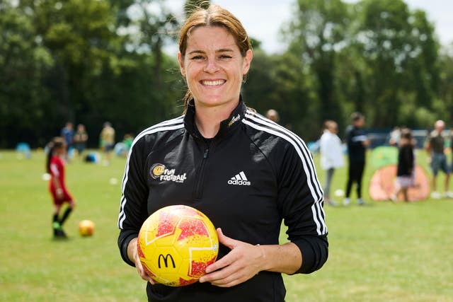 Arsenal’s Jen Beattie still finds playing in front of big crowds “surreal” (Mark Robinson/McDonald’s handout)