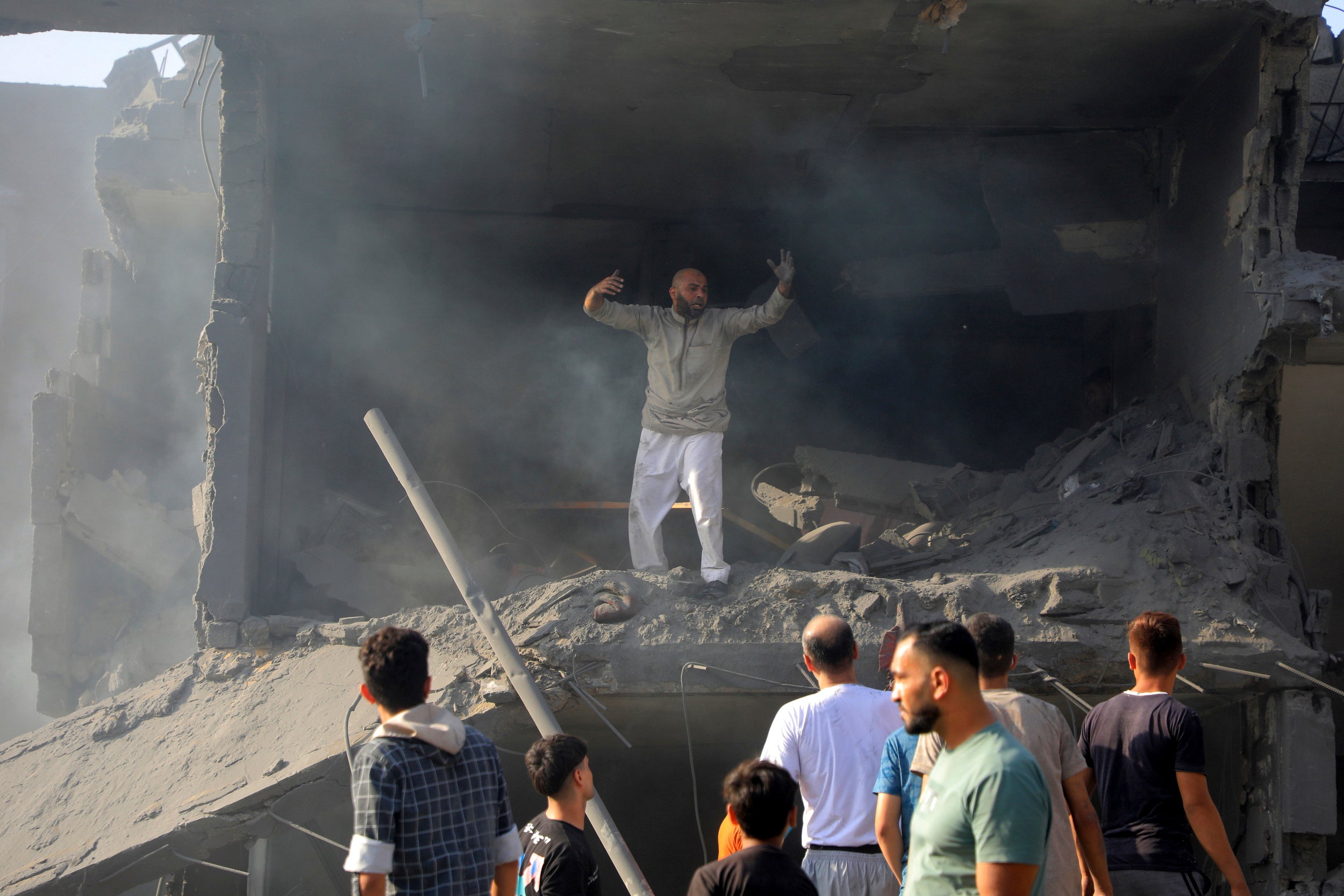 Israel Palestinians Gaza Northern Bombardment