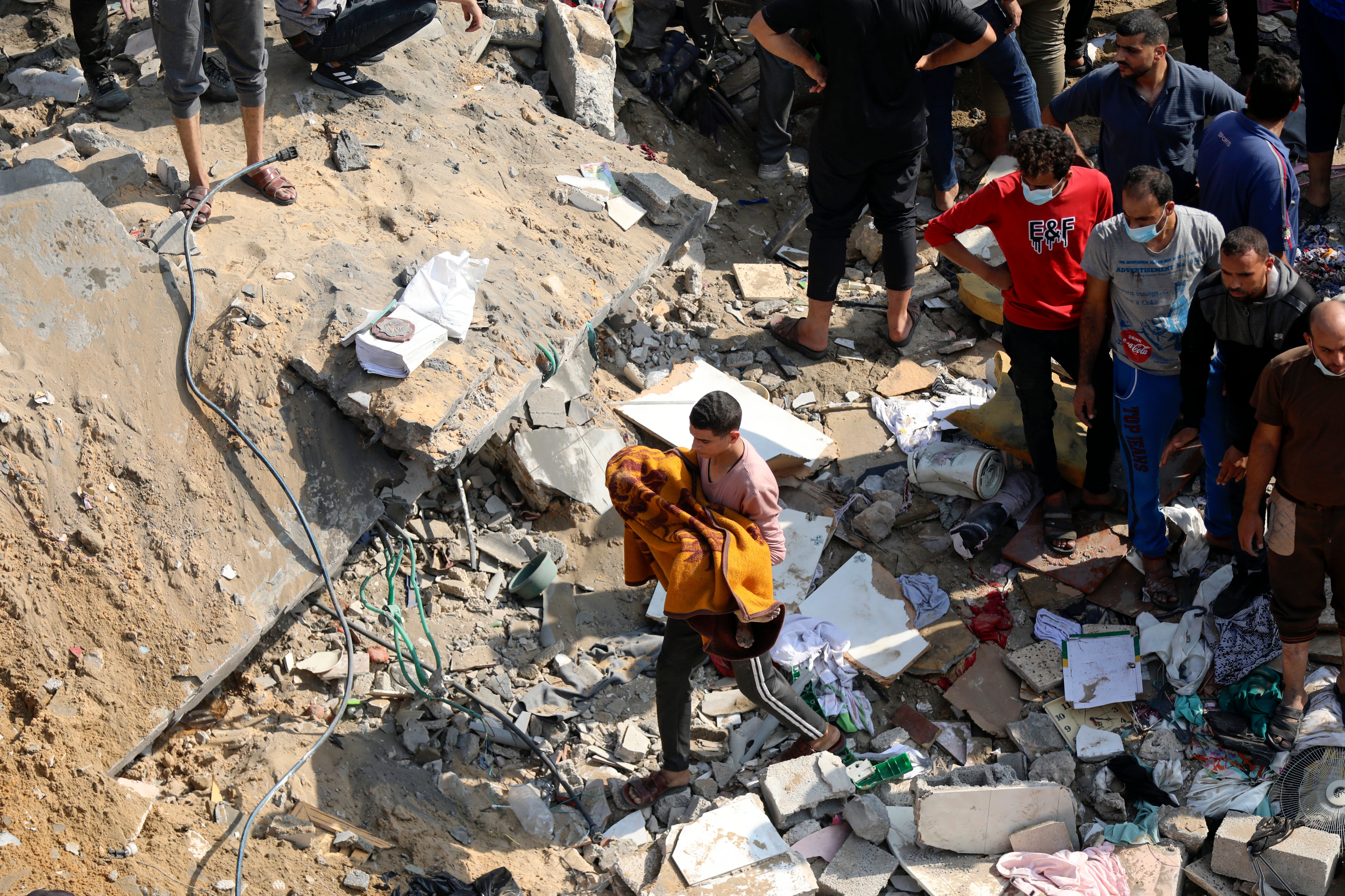 Israel Palestinians Gaza Northern Bombardment
