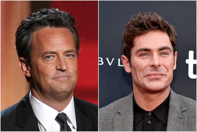 <p>Matthew Perry and Zac Efron</p>