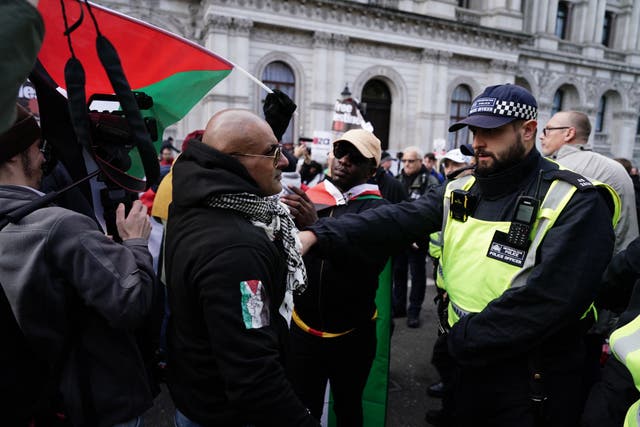 Protesters have regularly clashed with police in recent weeks (Jordan Pettitt/PA)