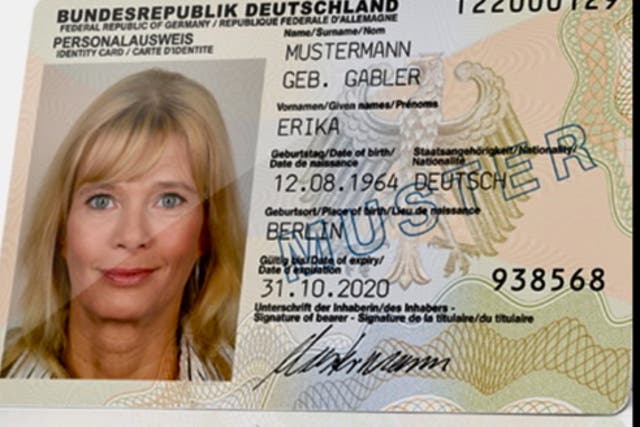 <p>Not wanted: The UK has banned tourists from Germany and everywhere else in the EU unless they have passports rather than ID cards</p>