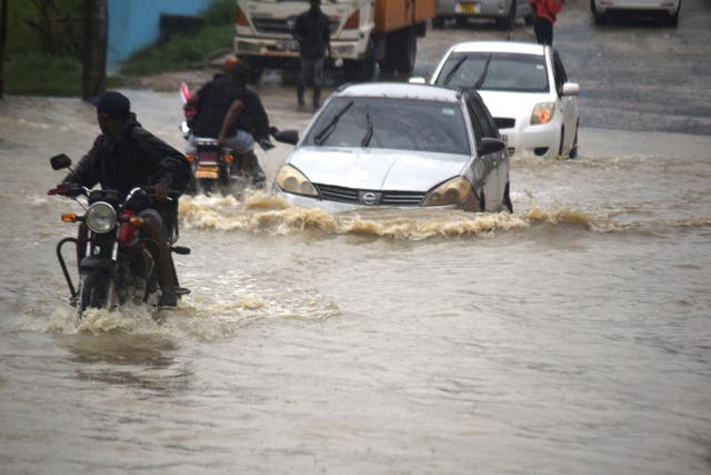 Kenya Mombasa Heavy Downpour