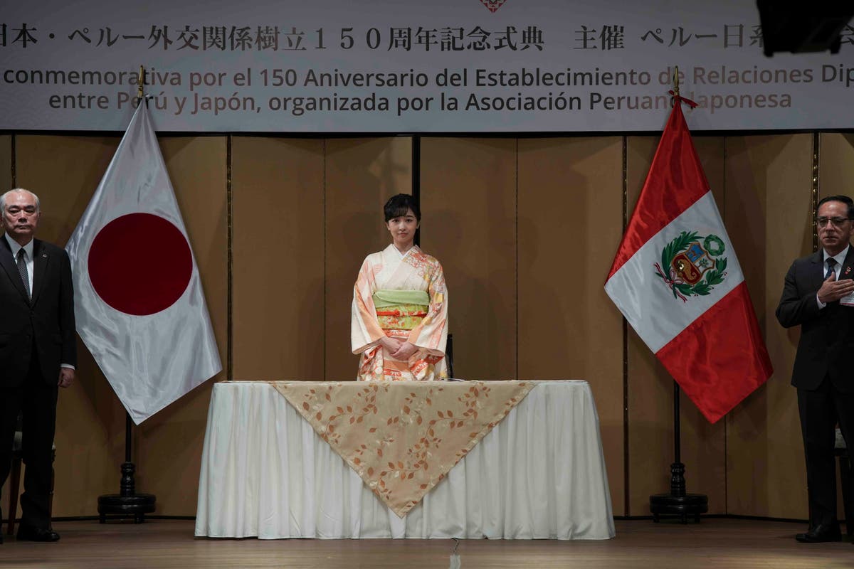 日本の佳子さま、外交関係樹立150周年を記念してペルーに到着