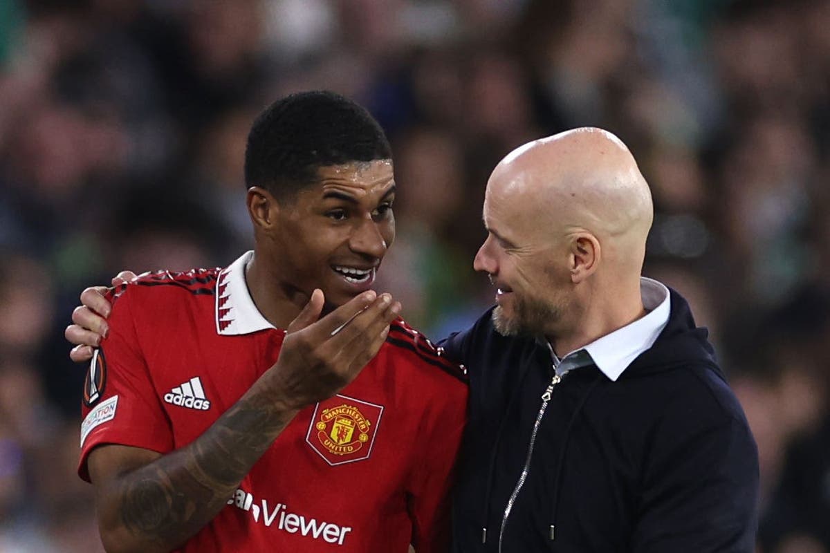 Erik ten Hag says Marcus Rashford going out after Man City defeat &lsquo;unacceptable&rsquo;