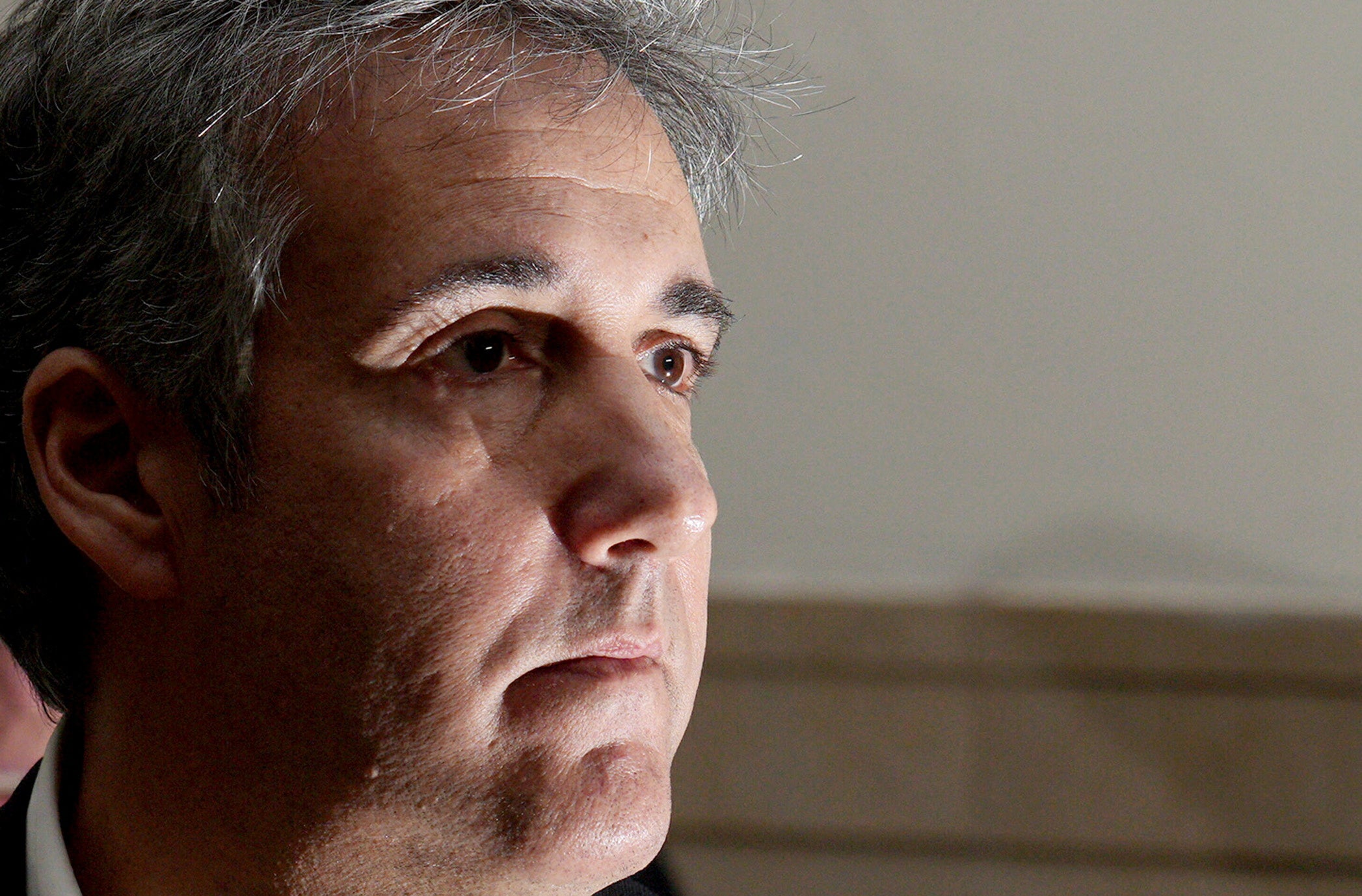 Michael Cohen inside New York Supreme Court on 25 October.