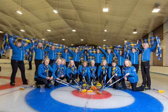 The team of 20 curlers will play a number of matches in Sweden (My Name’5 Doddie Foundation/PA)