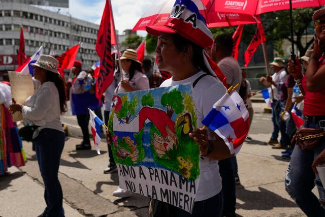 Panama Mining Protest