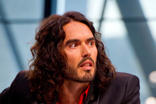 <p>Russell Brand as been questioned by the Met Police</p>