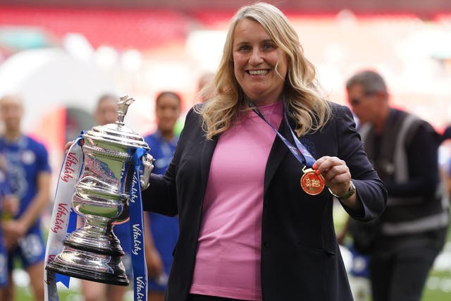 Emma Hayes has won a raft of trophies as Chelsea manager (Adam Davy/PA)