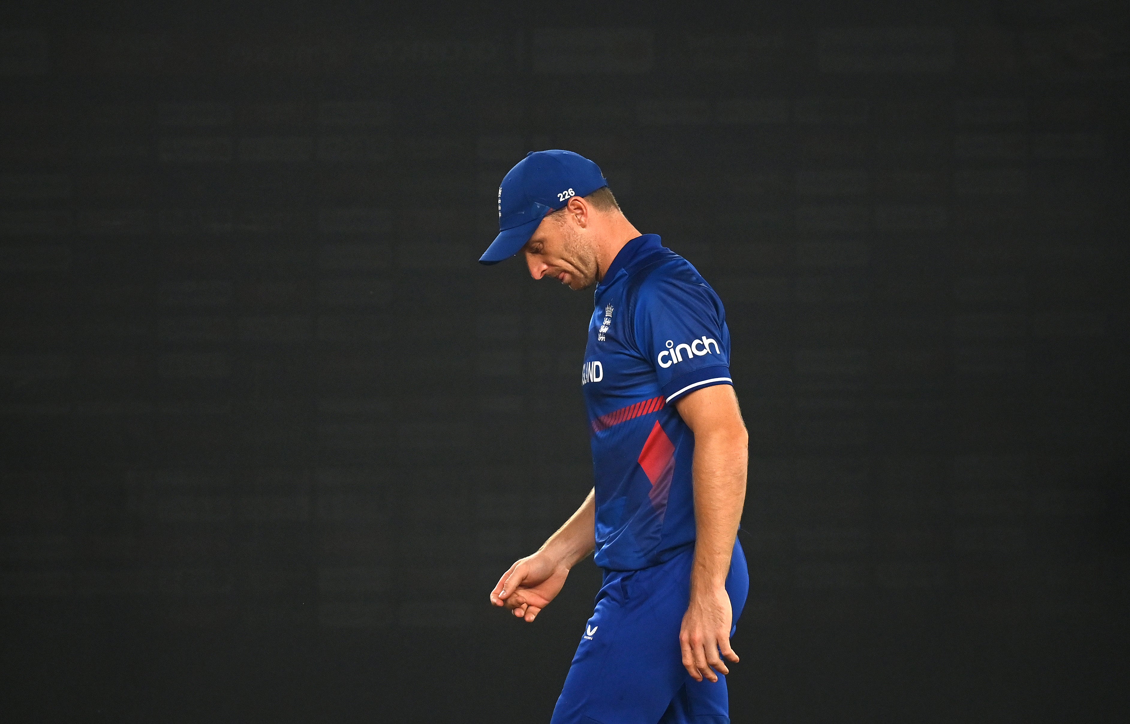 Jos Buttler could only look on as England slumped to another defeat