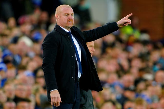 Sean Dyche was satisfied with a point (Peter Byrne/PA)