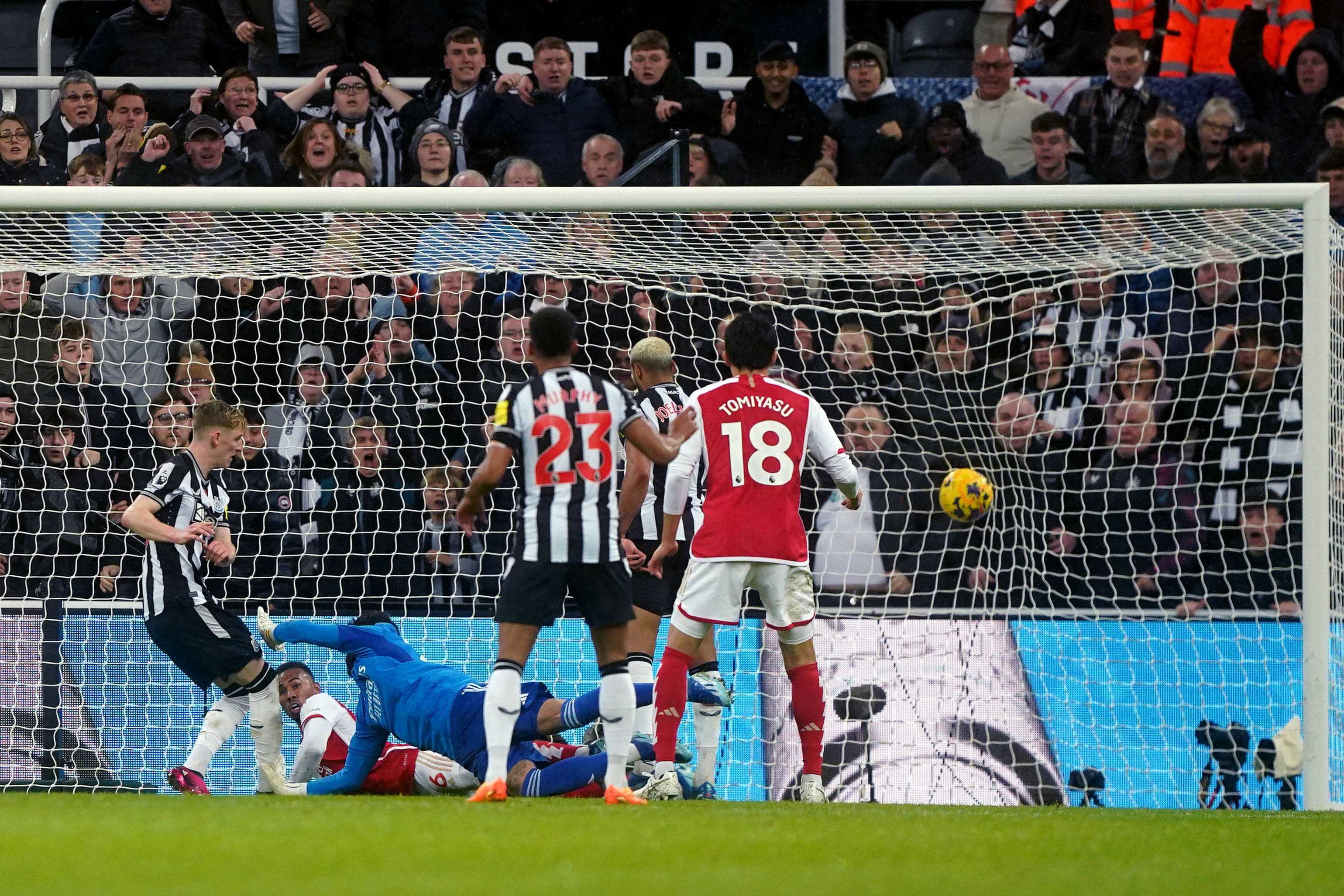 Anthony Gordon scored a controversial winner for Newcastle against Arsenal