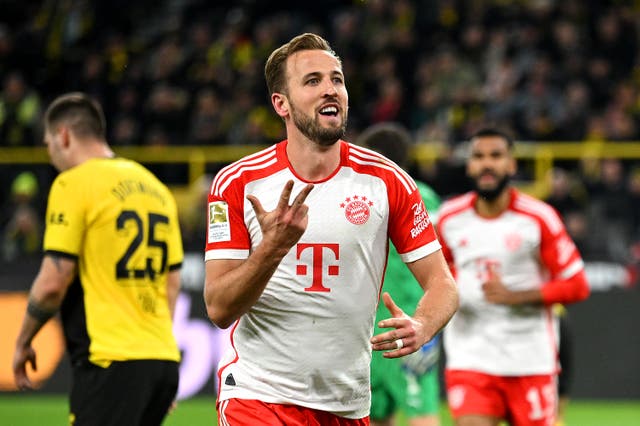 <p>Kane enjoyed a dream first appearance against Dortmund </p>