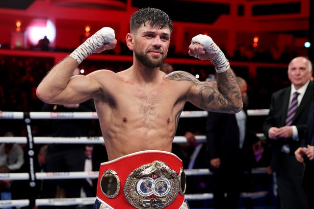 <p>Joe Cordina retained his IBF super-featherweight title for the first time</p>