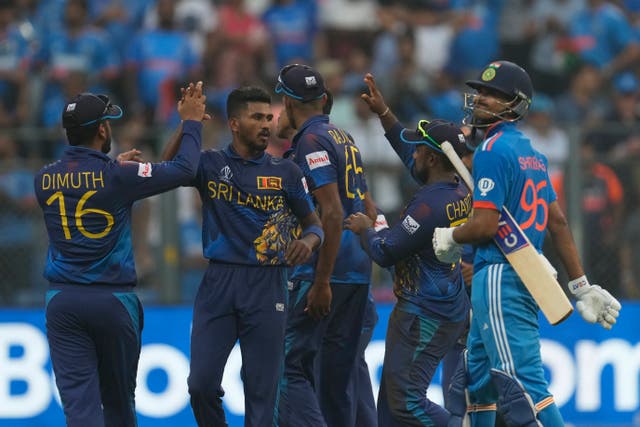 <p>Sri Lanka were hoping to bouce back after an embarrasing defeat to India but their match against Bangladesh is under threat</p>