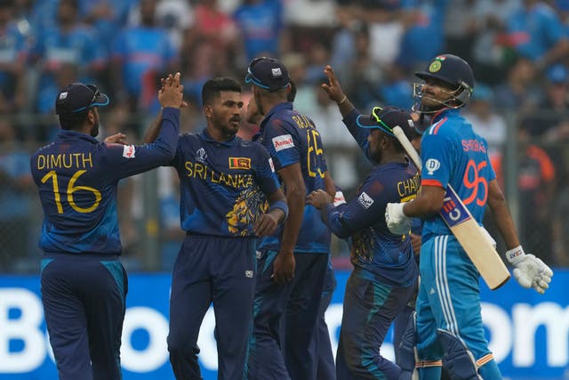 <p>Sri Lanka were hoping to bouce back after an embarrasing defeat to India but their match against Bangladesh is under threat</p>