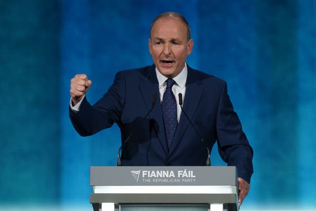 Fianna Fail leader Micheal Martin has said he wants to serve in another government after the general election (Brian Lawless/PA)