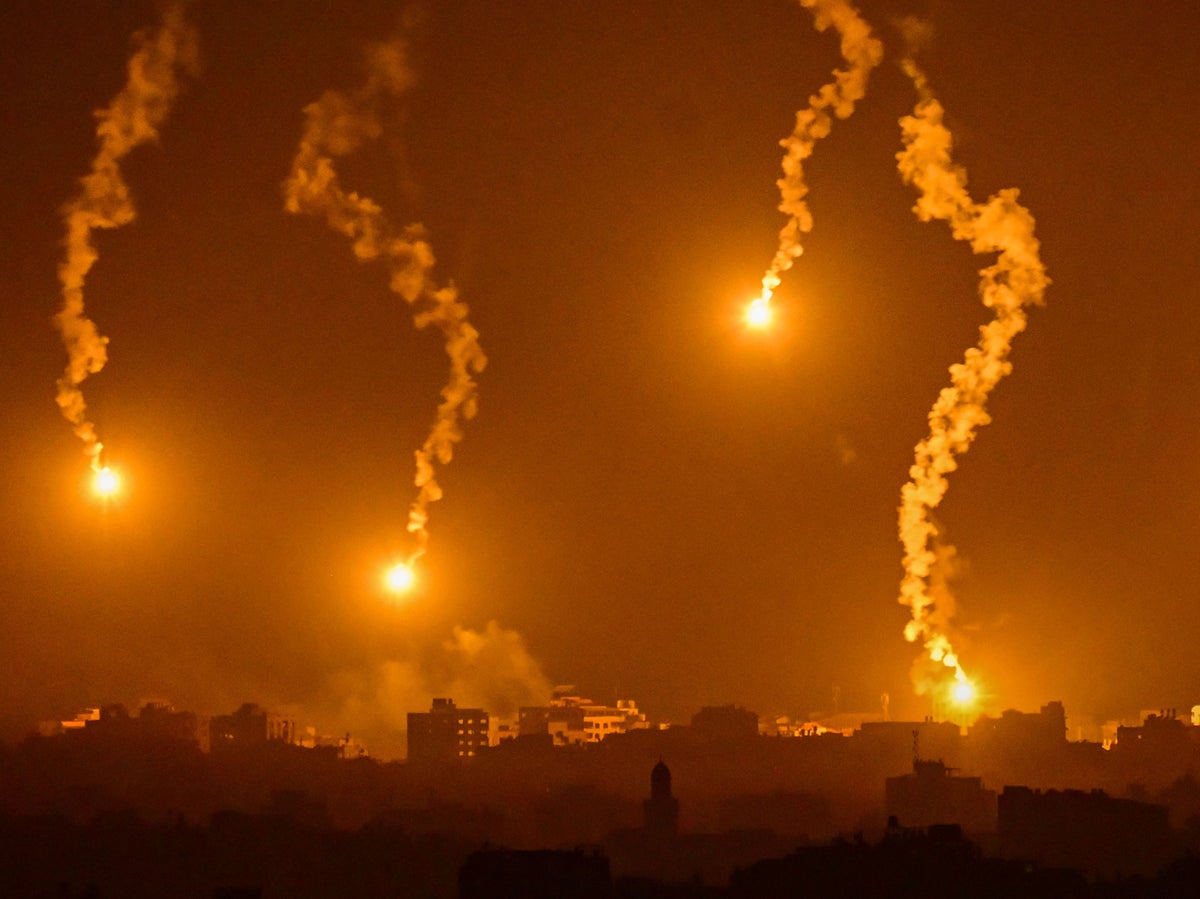 Israel-Hamas war – live: IDF ‘divides Gaza into two’ as besieged area sees third communication blackout
