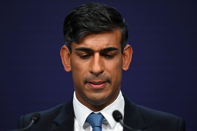 <p>Rishi Sunak has been urged to investigate claims that the Tory party mishandled rape claims against an unnamed MP </p>