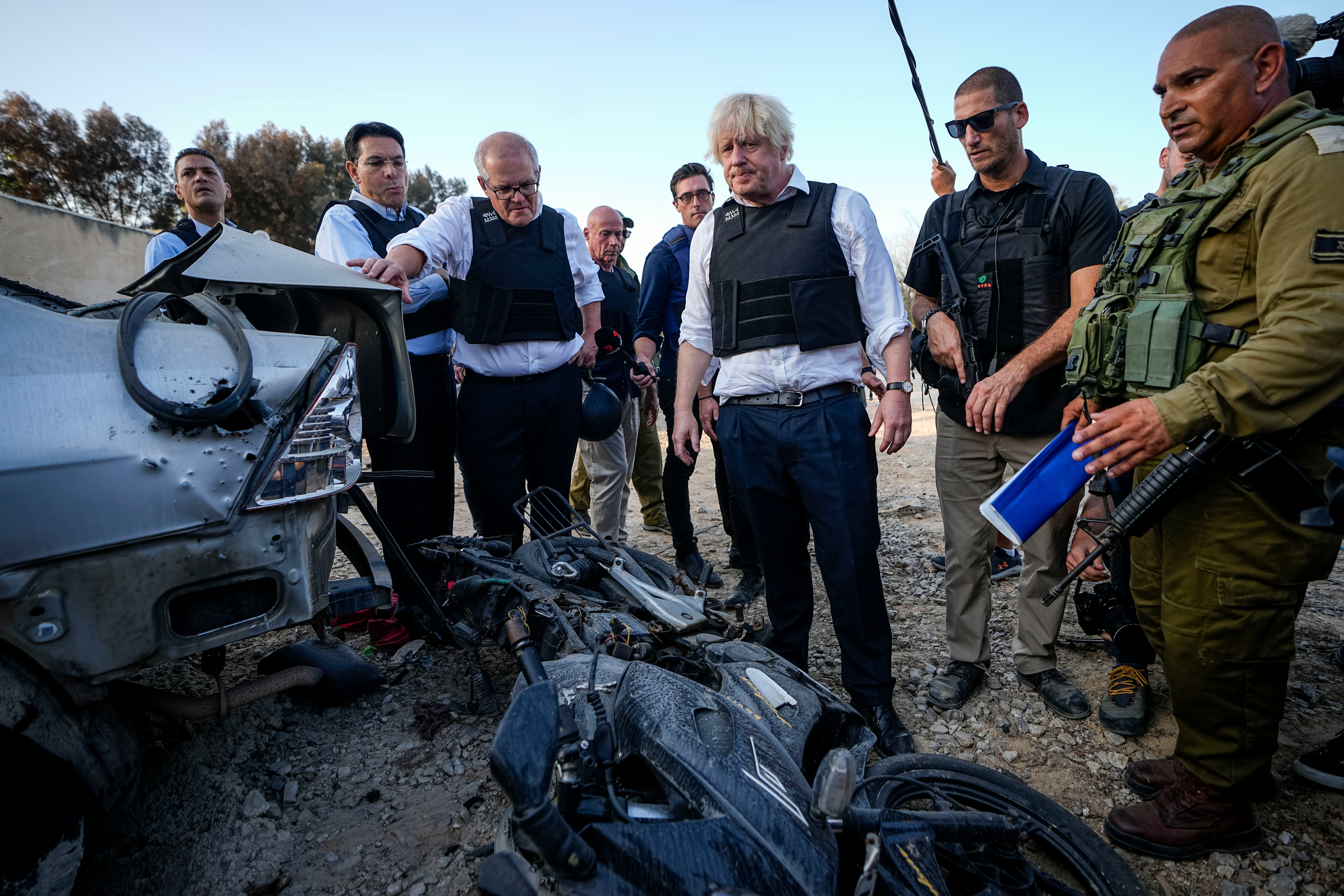 Boris Johnson said Hamas was ‘using human terror as an instrument of war and violence to achieve their political ends’