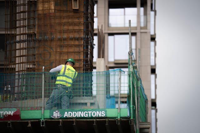 Last month was the second-worst that construction firms have faced since May 2020 (James Manning/PA)
