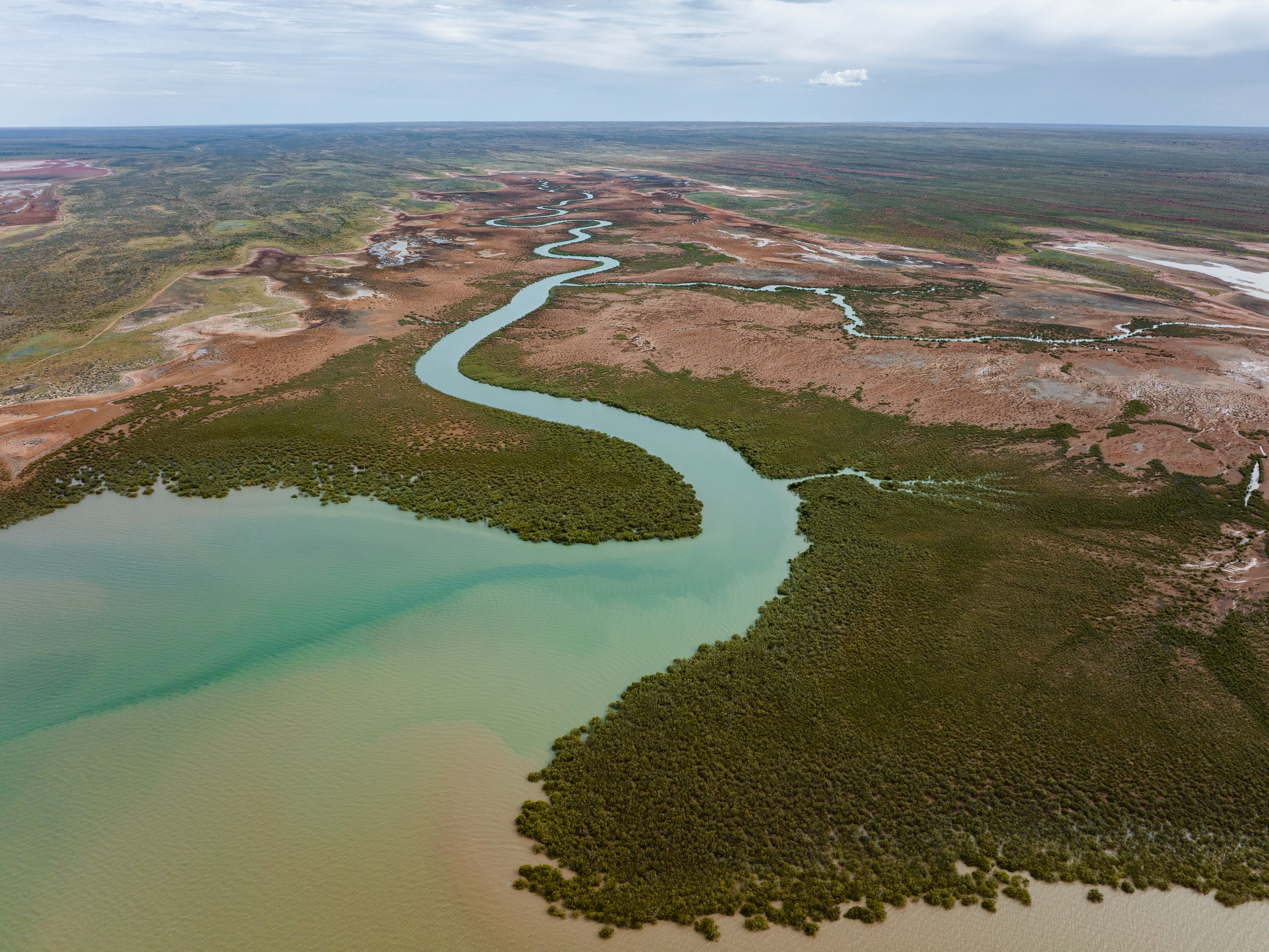 The coastal region edges onto the outback