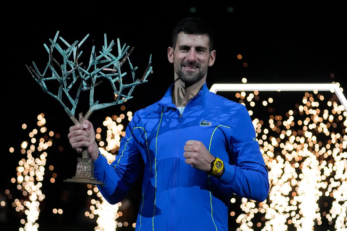 Novak Djokovic sets sights on major goals after securing Paris Masters title