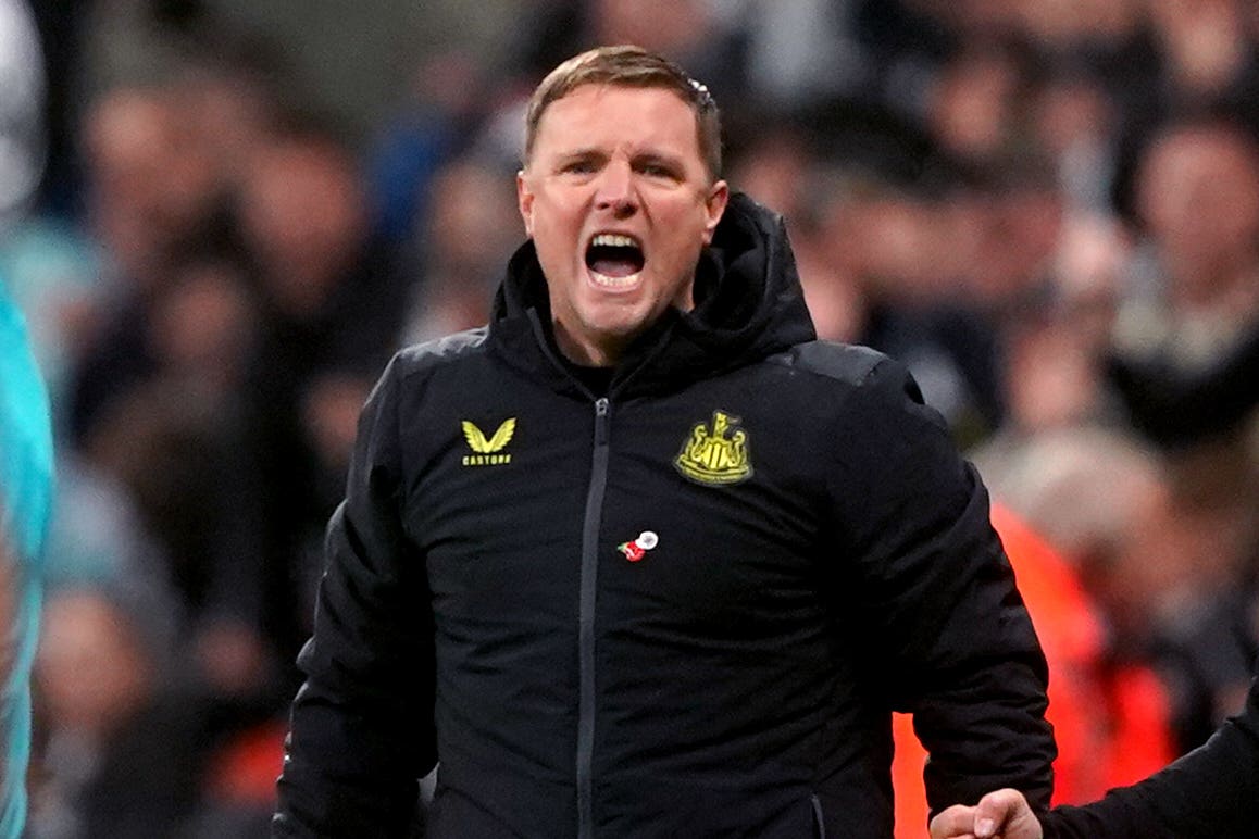 Newcastle head coach Eddie Howe is making no apologies for the way his team plays (Owen Humphreys/PA)