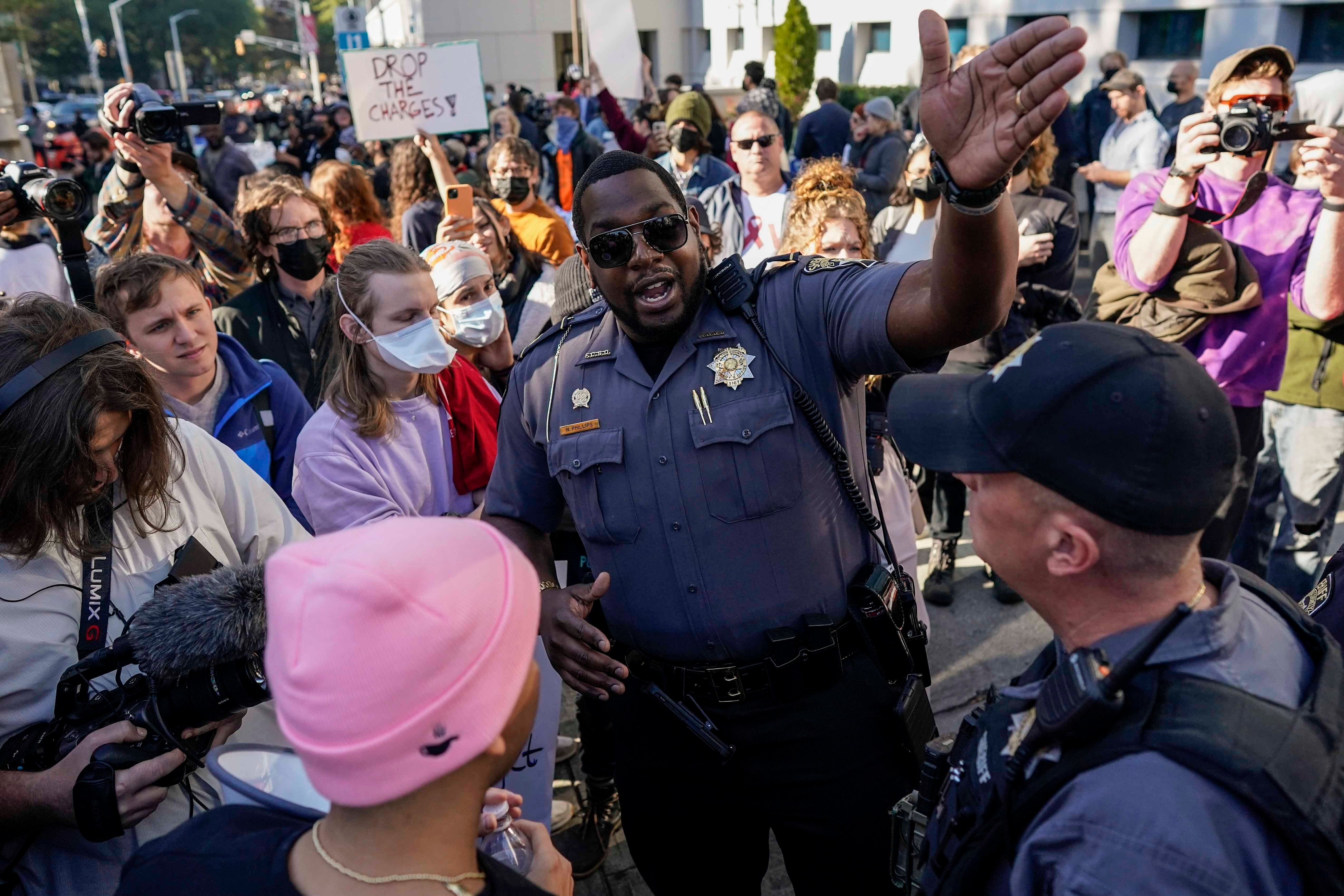 Police Training Center Protest