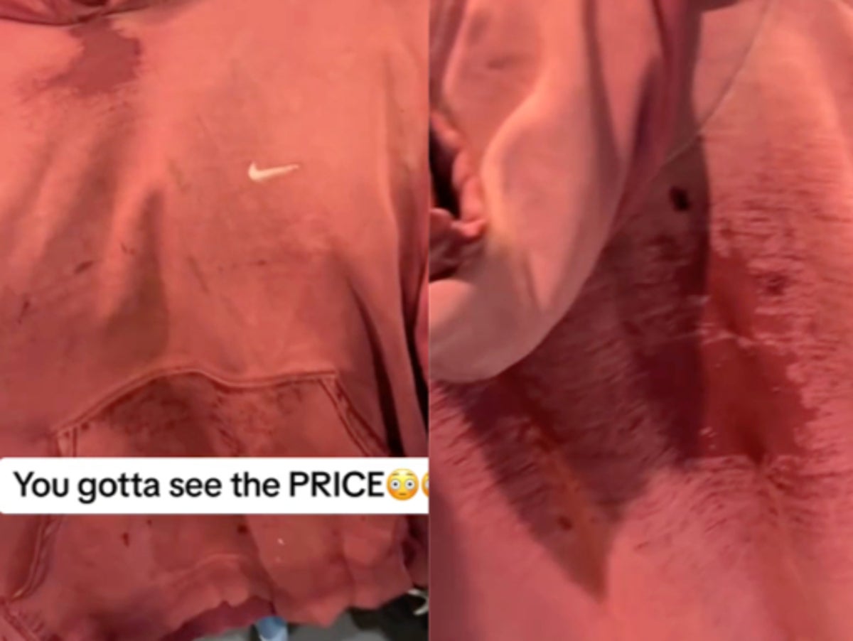 Thrift store slammed for selling destroyed Nike sweatshirt for $140: ‘Wouldn’t get that if it was free’