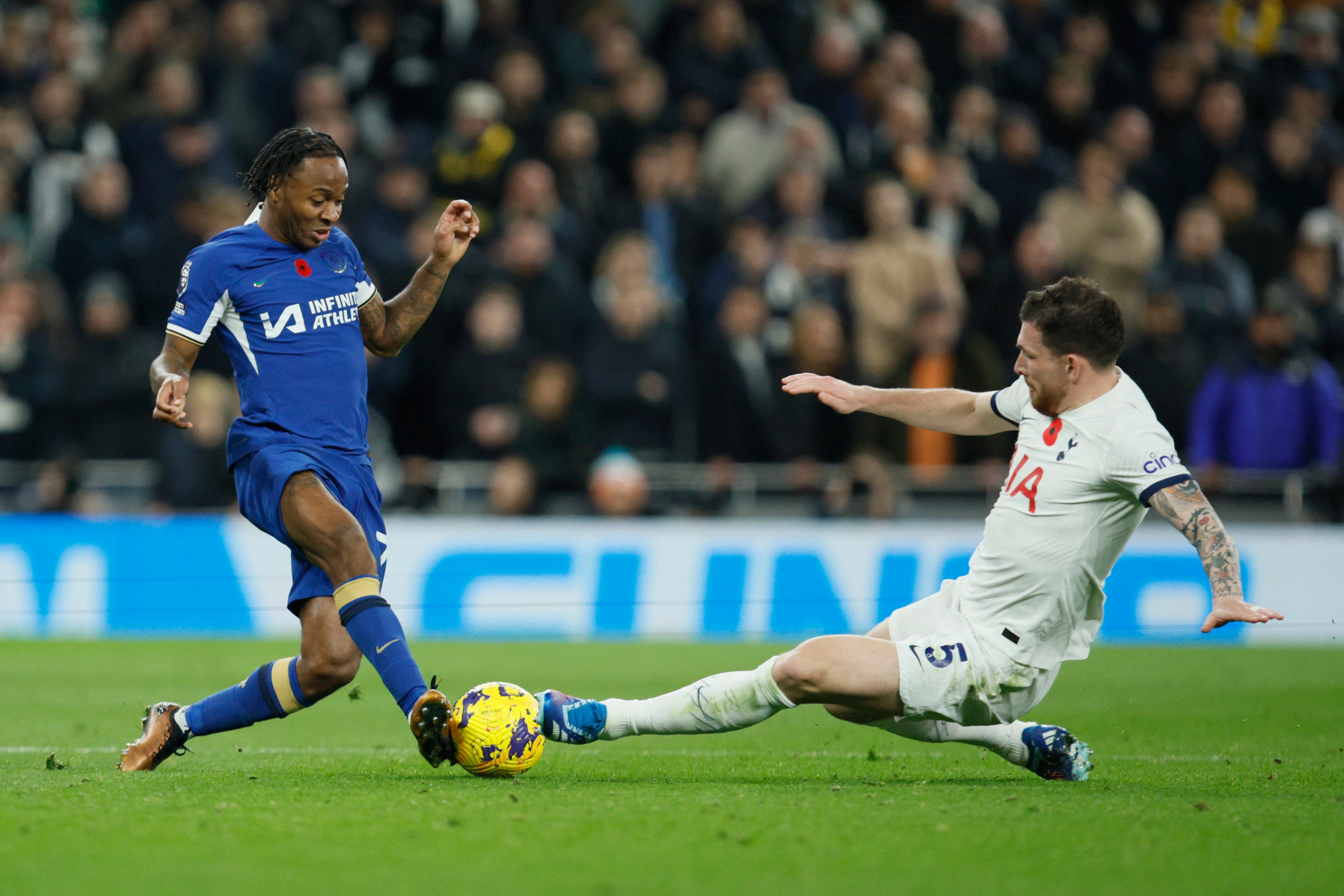 Raheem Sterling was the key to unlocking Tottenham’s defence, setting up Nicolas Jackson to score Chelsea’s second goal