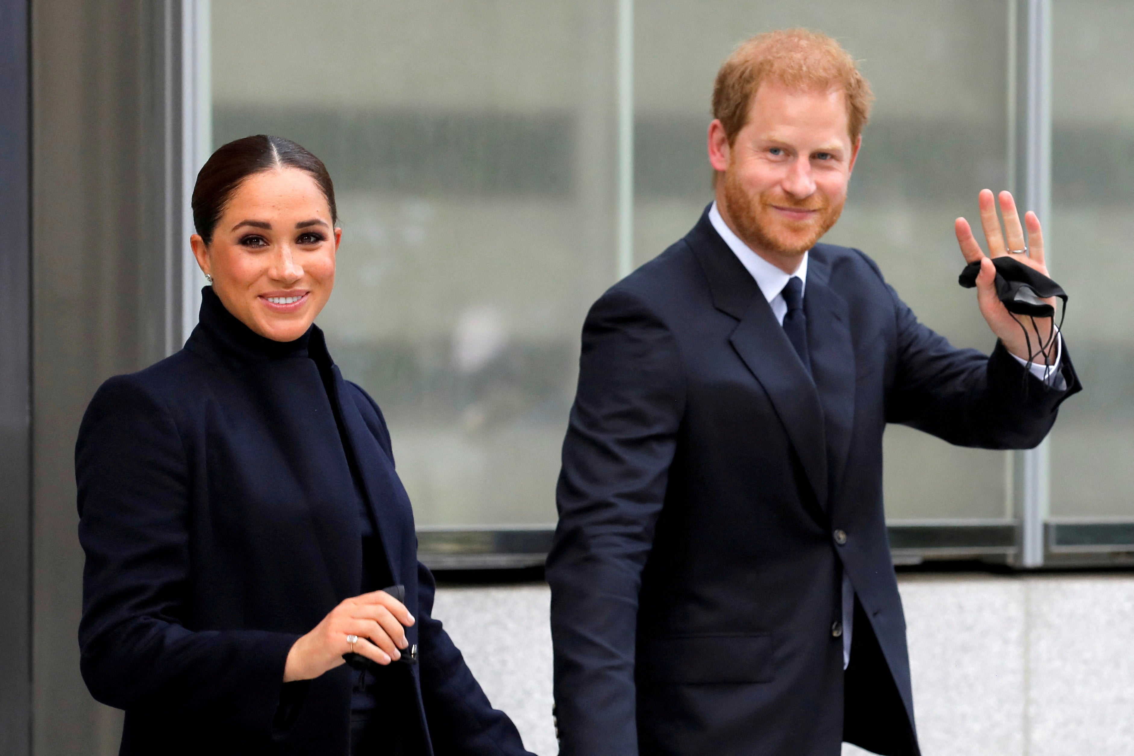 Harry and Meghan at the One World Trade Center in Manhattan, New York