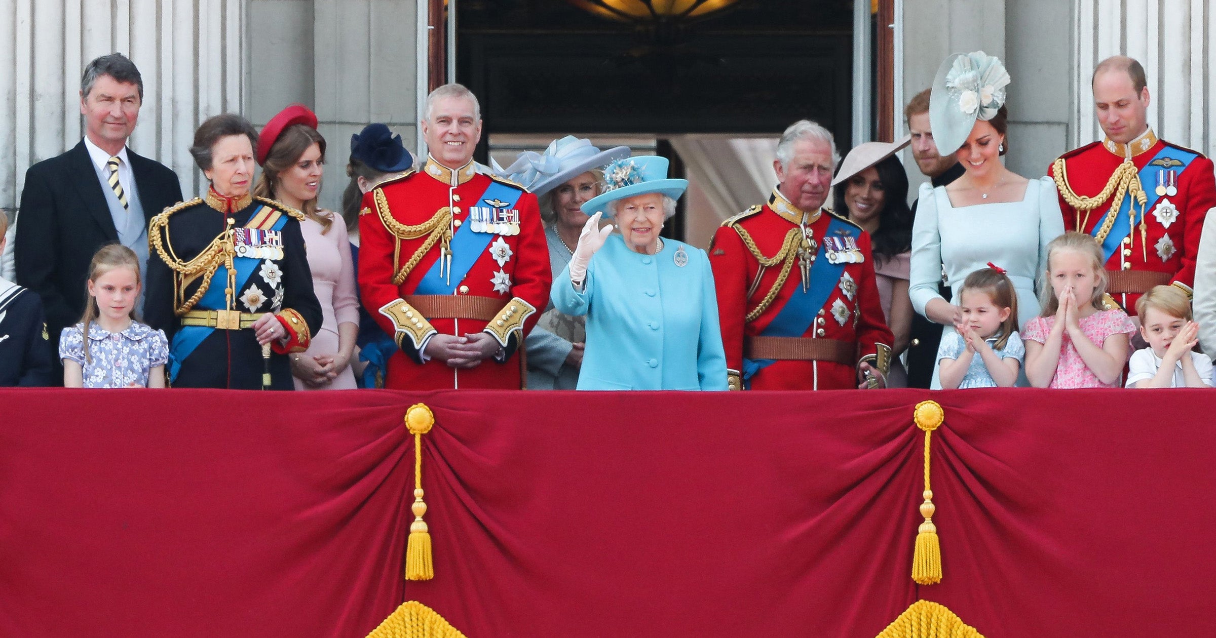 The numbers of royals on the Buckingham Palace balcony have steadily been reducing.