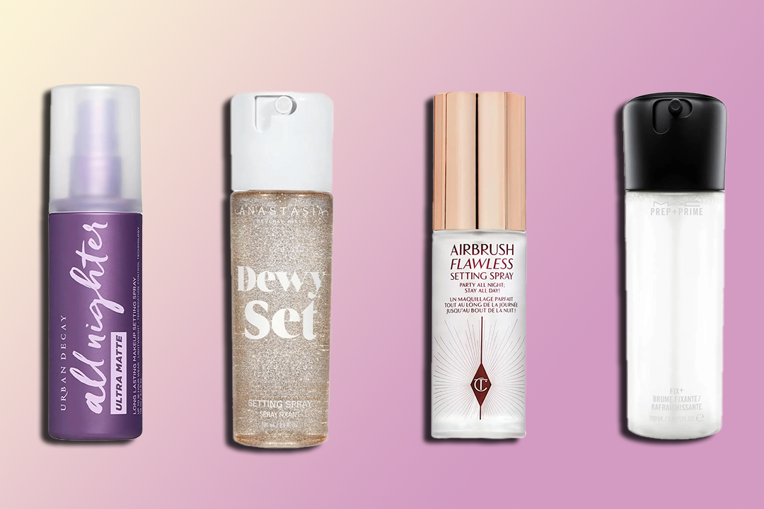 Setting sprays will help keep your make-up in place for longer