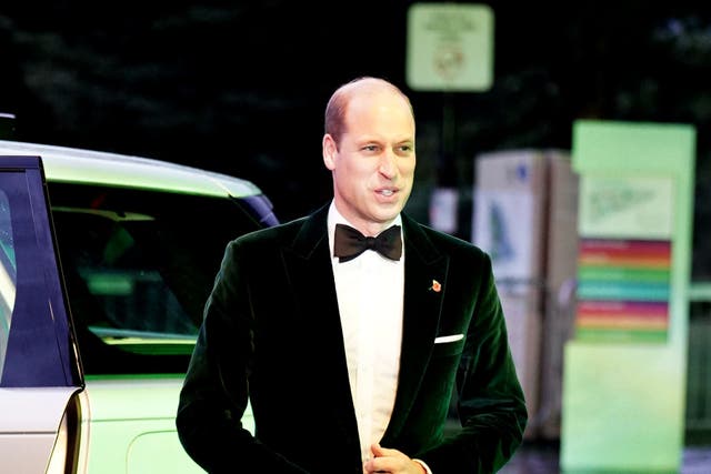 The Prince of Wales arrives for the 2023 Earthshot Prize awards ceremony, at The Theatre at Mediacorp, Singapore. Picture date: Tuesday November 7, 2023. (Jordan Pettitt/PA)