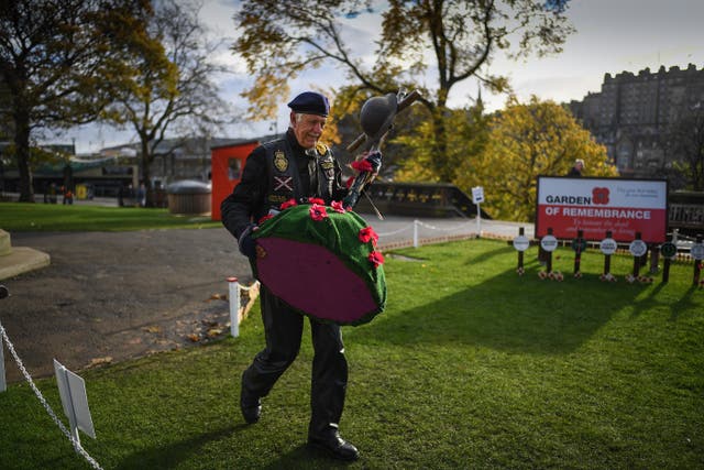 <p>Jim Henderson was selling poppies when the incident occurred (file photo) </p>