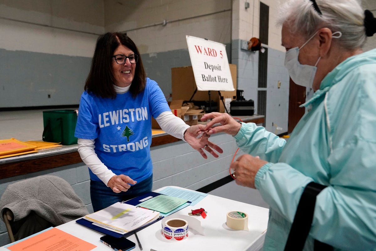 Voters in Lewiston are overcoming fear and sadness to do their civic duty after mass shooting