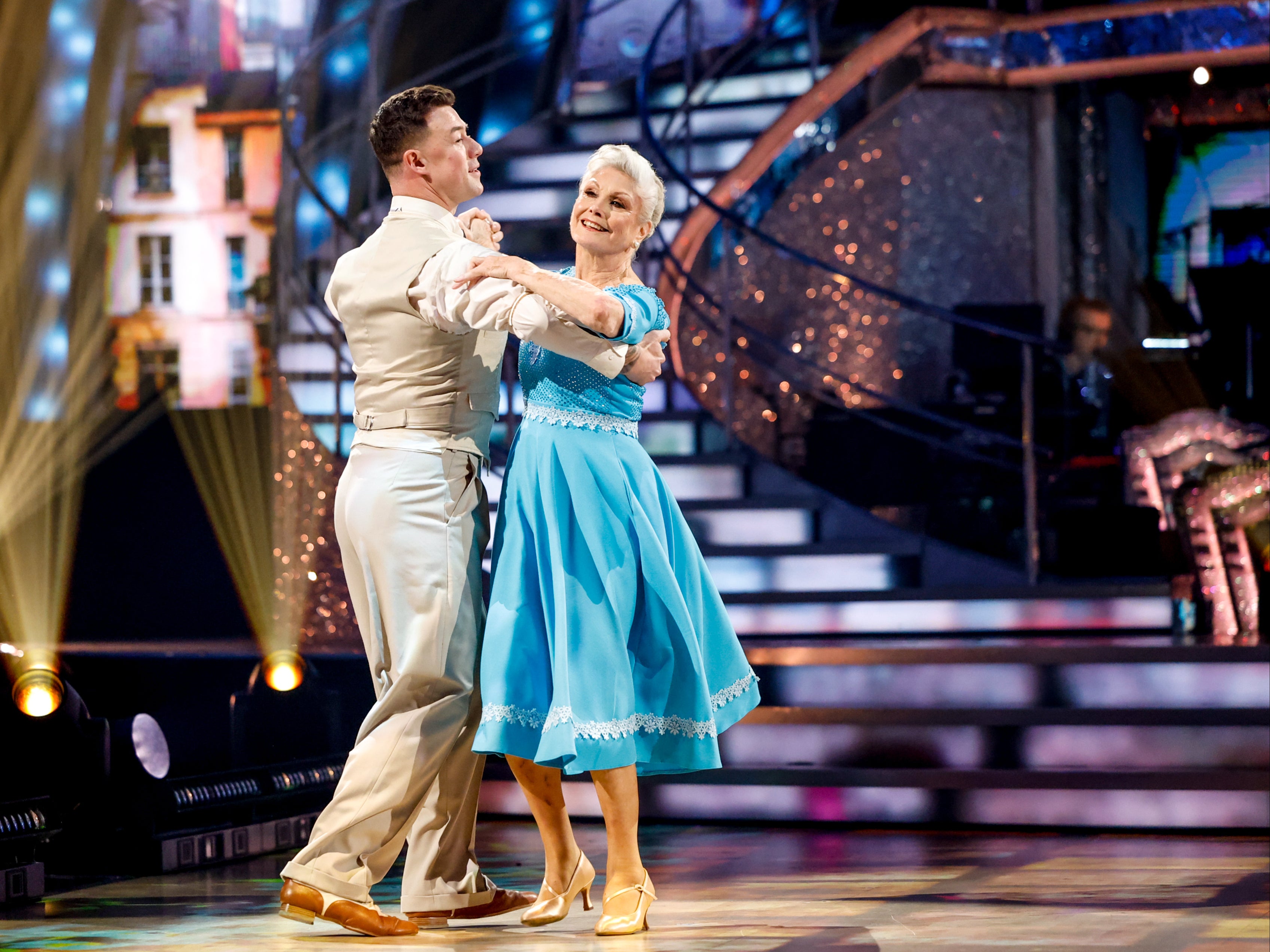 Judges said the presenter’s footwork was a little “wobbly”