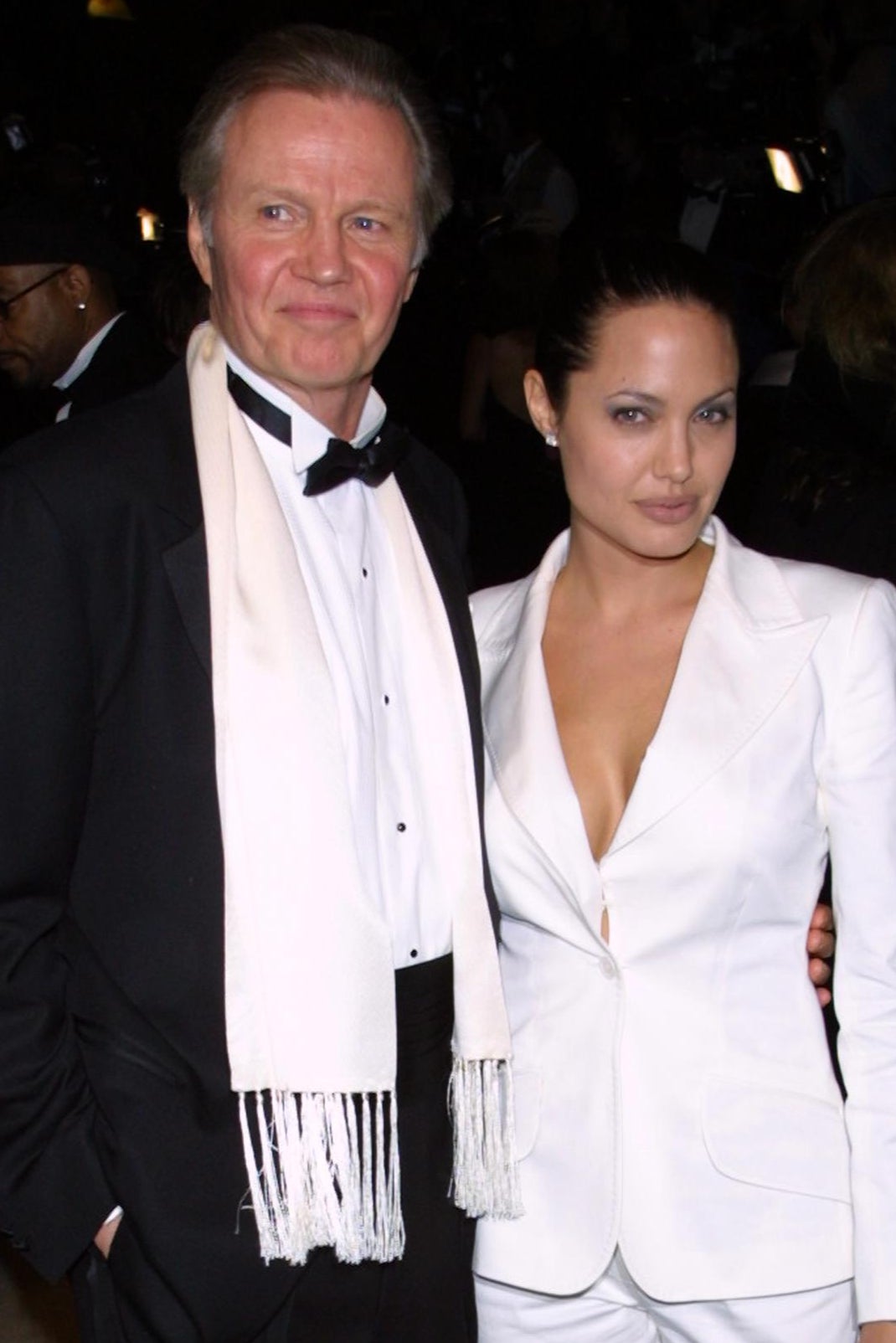 Tempestuous: Voight and his daughter Angelina Jolie in 2001
