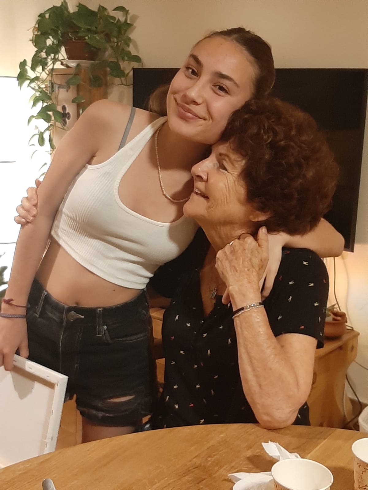 Hadas Kalderon says her mother Carmela Dan (right), 80, was murdered by Hamas while 16-year-old Sahar (left) is currently being held hostage by the militants
