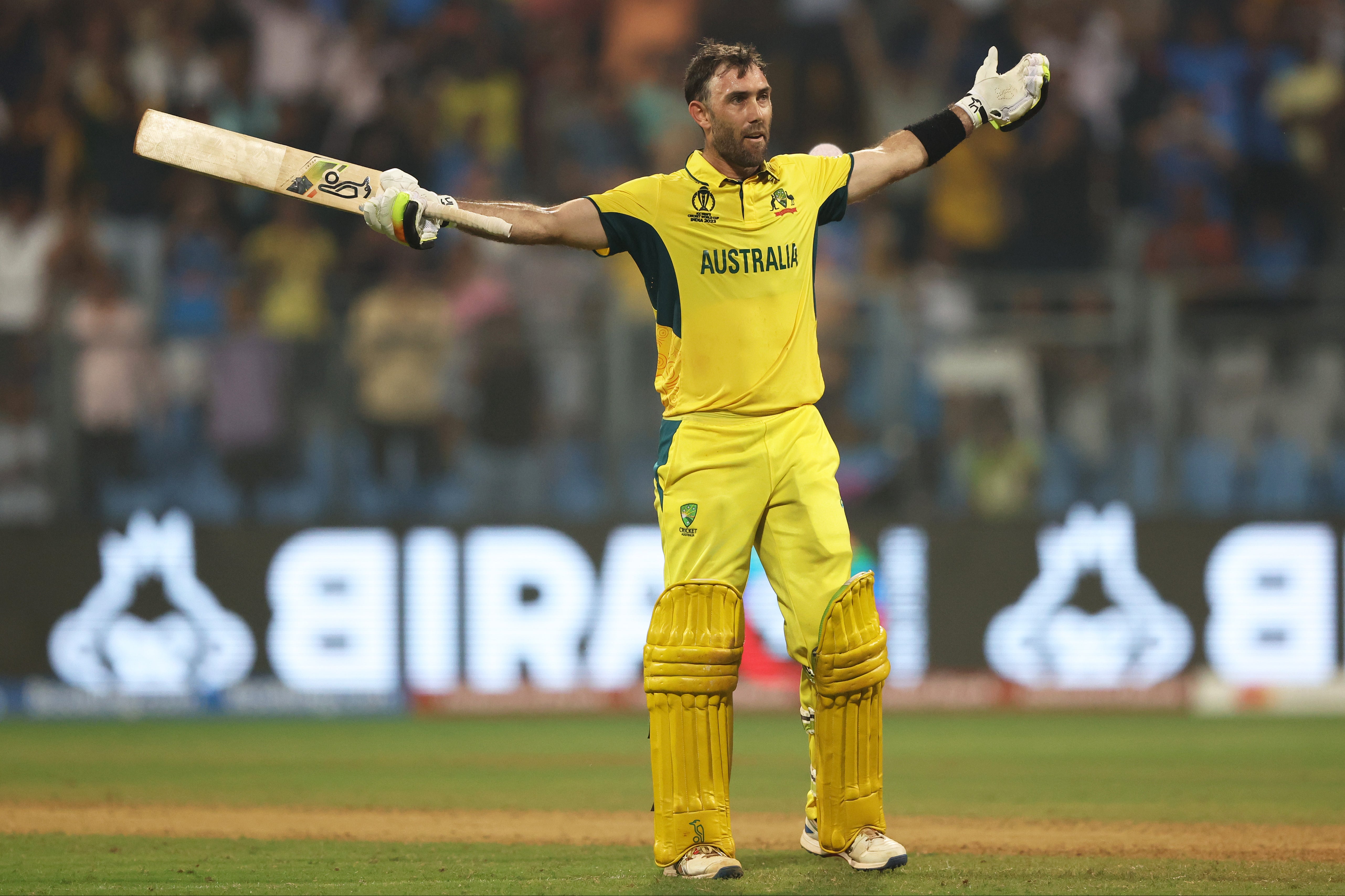 <p>Glenn Maxwell hit a remarkable double hundred to take Australia to victory against Afghanistan </p>