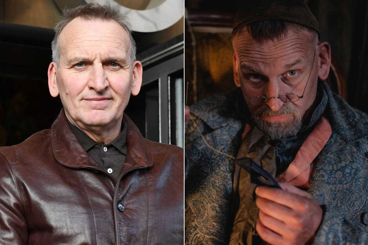 Christopher Eccleston defends playing Fagin in Oliver Twist series as non-Jewish actor Christopher Eccleston defends playing Fagin in Oliver Twist series as non-Jewish actor