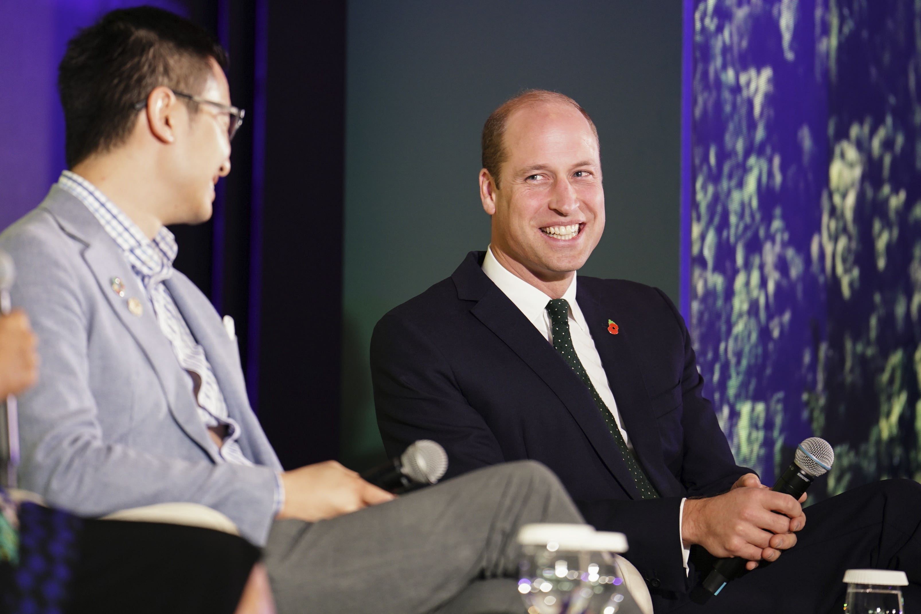 The Prince of Wales attended the Earthshot+ event at Park Royal Pickering, Singapore (Jordan Pettitt/PA)