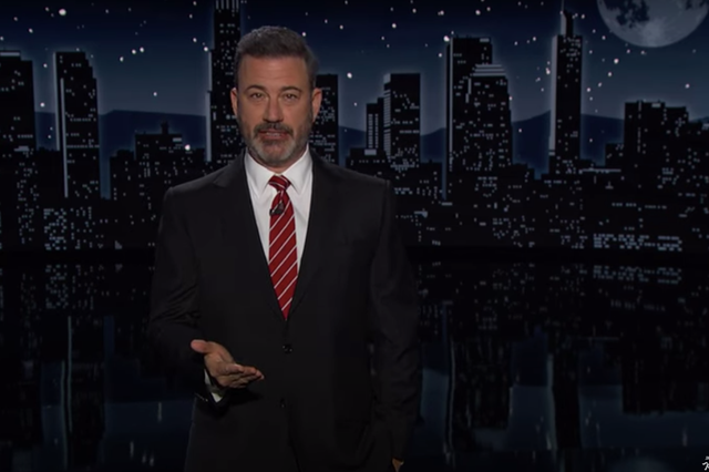 <p>Jimmy Kimmel trolled Ramaswamy on his show on Thursday night </p>