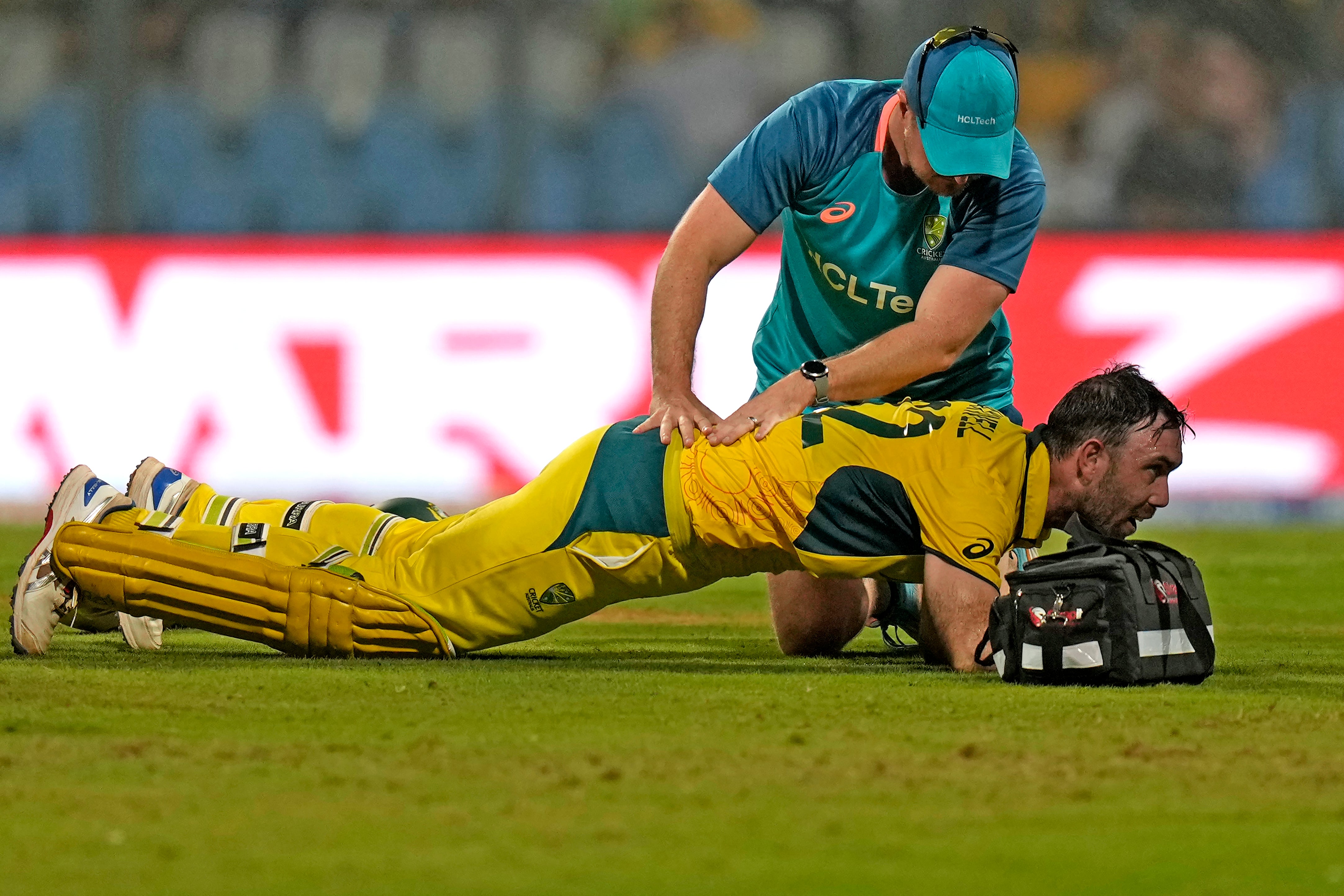 Maxwell could hardly walk at times during his innings